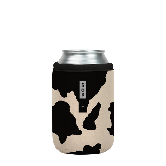Sok-It CanSok - Cow Print 12oz-Can 12.99 CanSok-Animal Prints