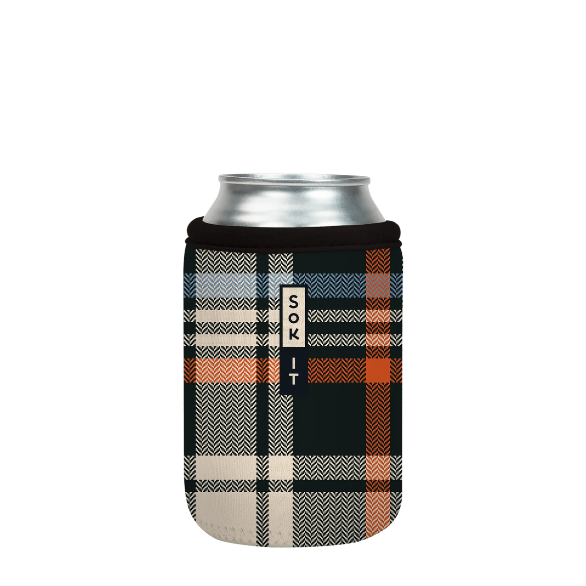Sok-It CanSok - Fall Flannel 12oz-Can 12.99 CanSok-Fall Holiday