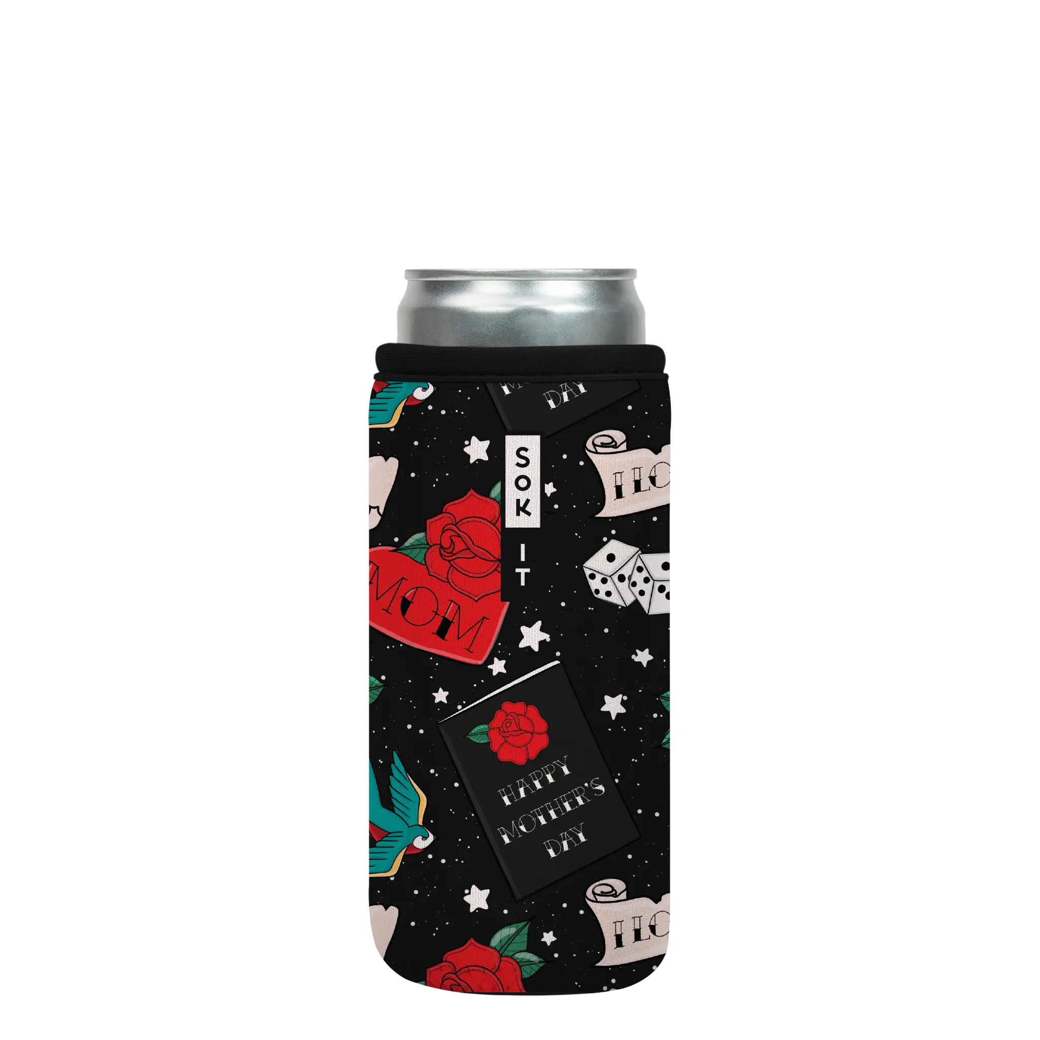 Sok-It CanSok - Heart & Soul 12oz-Slim-Can 13.99 CanSok-Spring Holiday