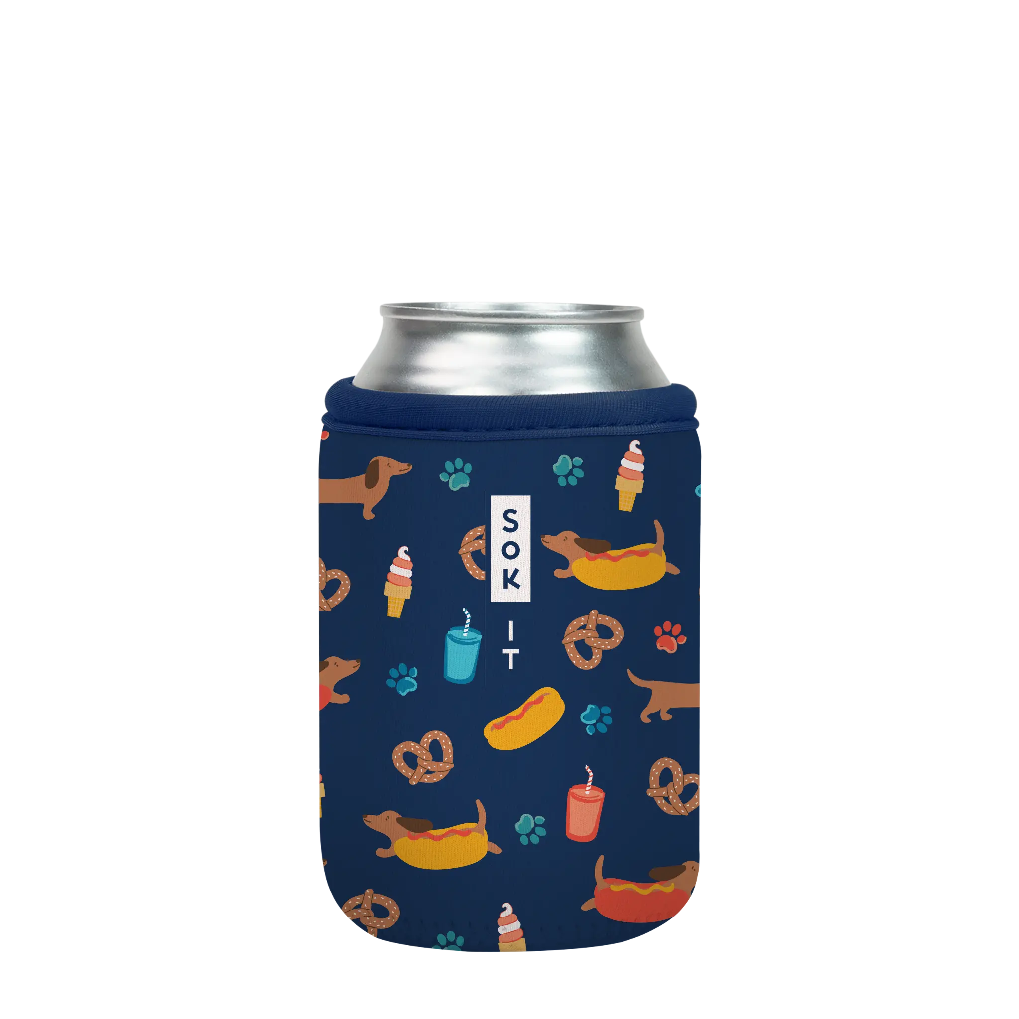 Sok-It CanSok - Hot Dawgs 12oz-Can 13.99 CanSok-Summer Holiday
