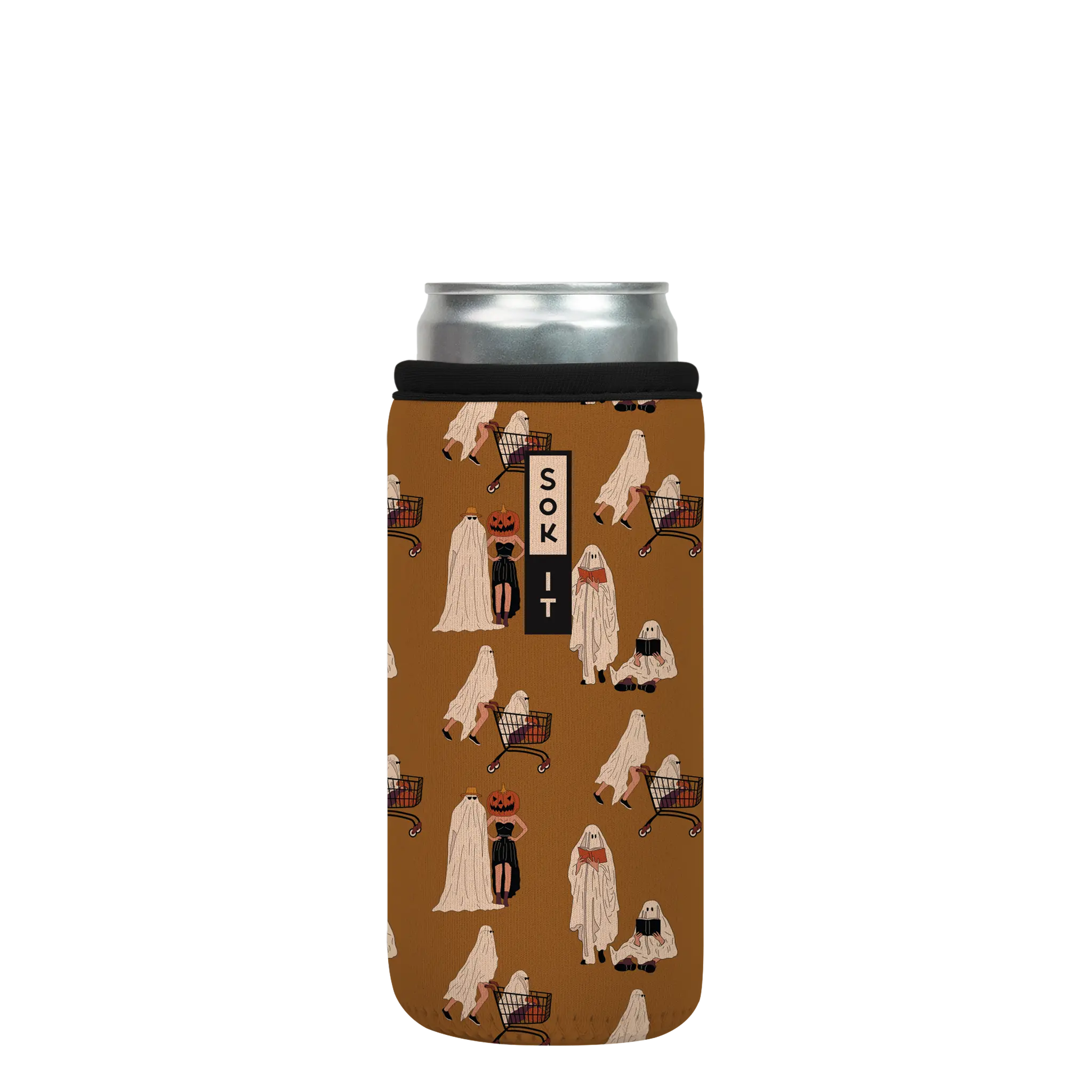 Sok-It CanSok - Material Ghoul 12oz Slim Can 13.99 CanSok-Fall Holiday