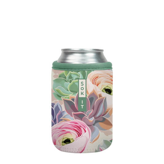 Sok-It CanSok - Pastel Splendor 12oz-Can 12.99 CanSok-SS Floral