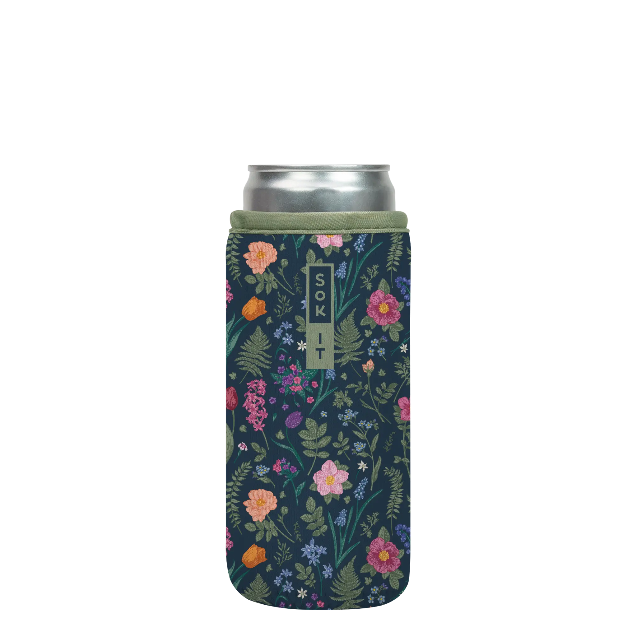Sok-It CanSok - Spring Noir 12oz-Slim-Can 13.99 CanSok-Evergreen