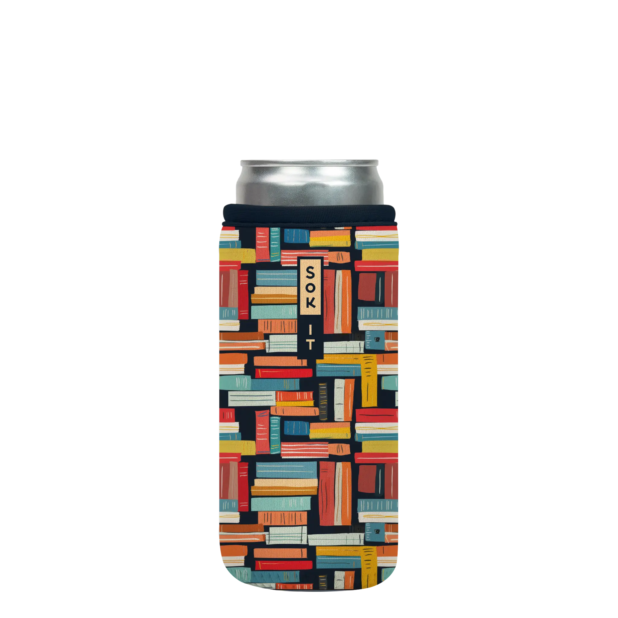 Sok-It CanSok - Well Read 12oz-Slim-Can 13.99 CanSok-Fall Holiday