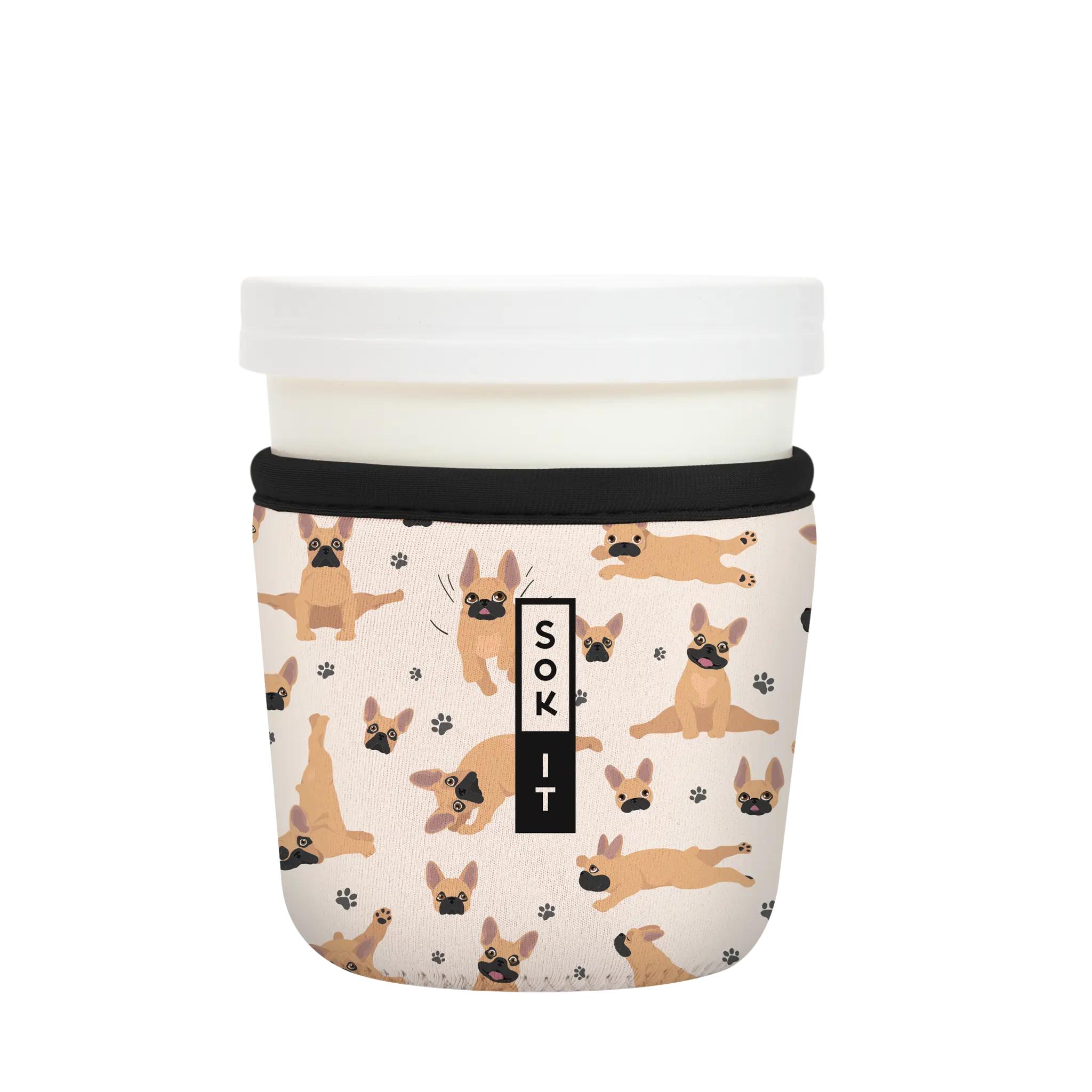 Sok-It IceCreamSok - Pardon My Frenchie IceCreamSok-Evergreen