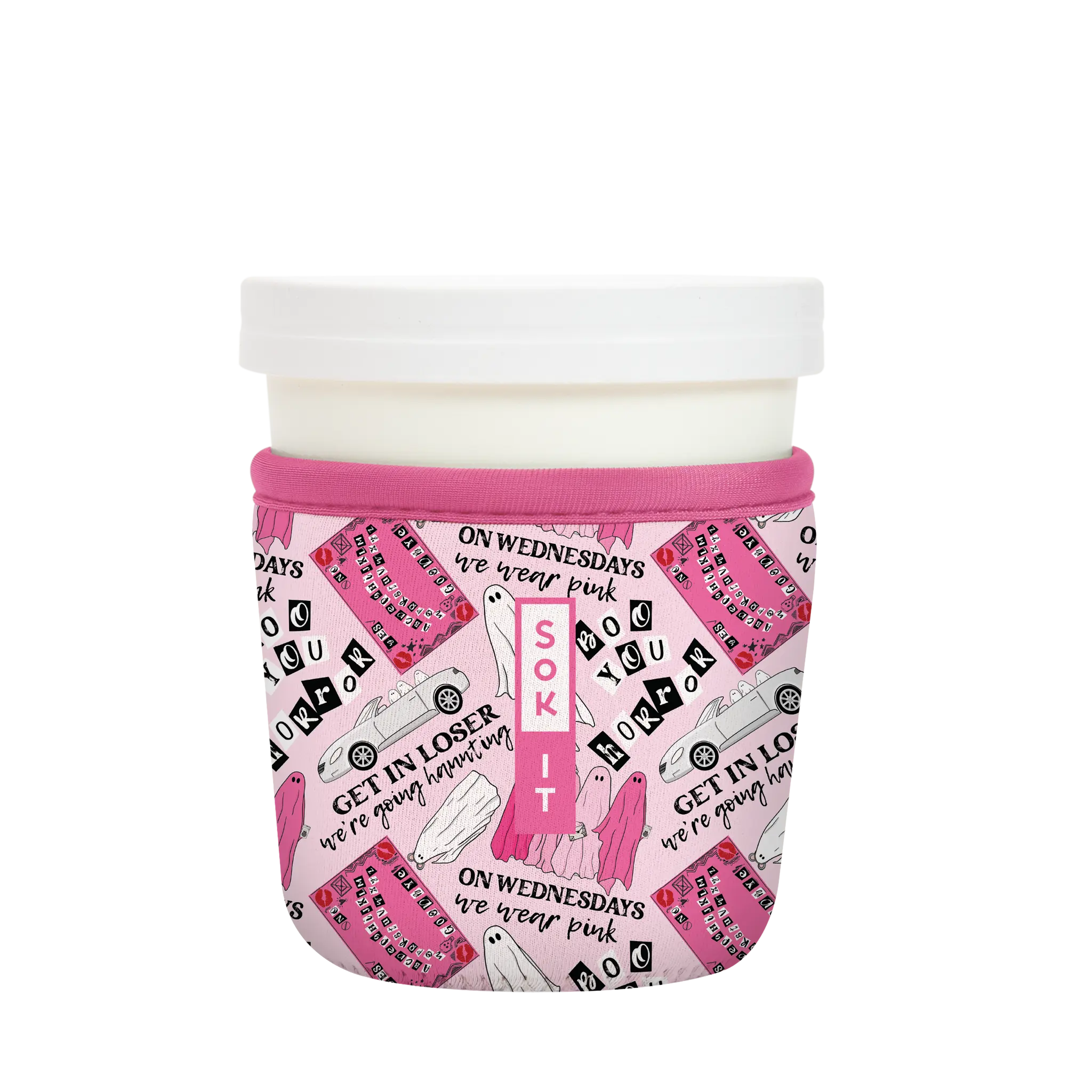 Sok-It IceCreamSok - She Doesn't Even Ghost Here IceCreamSok-Halloween Holiday