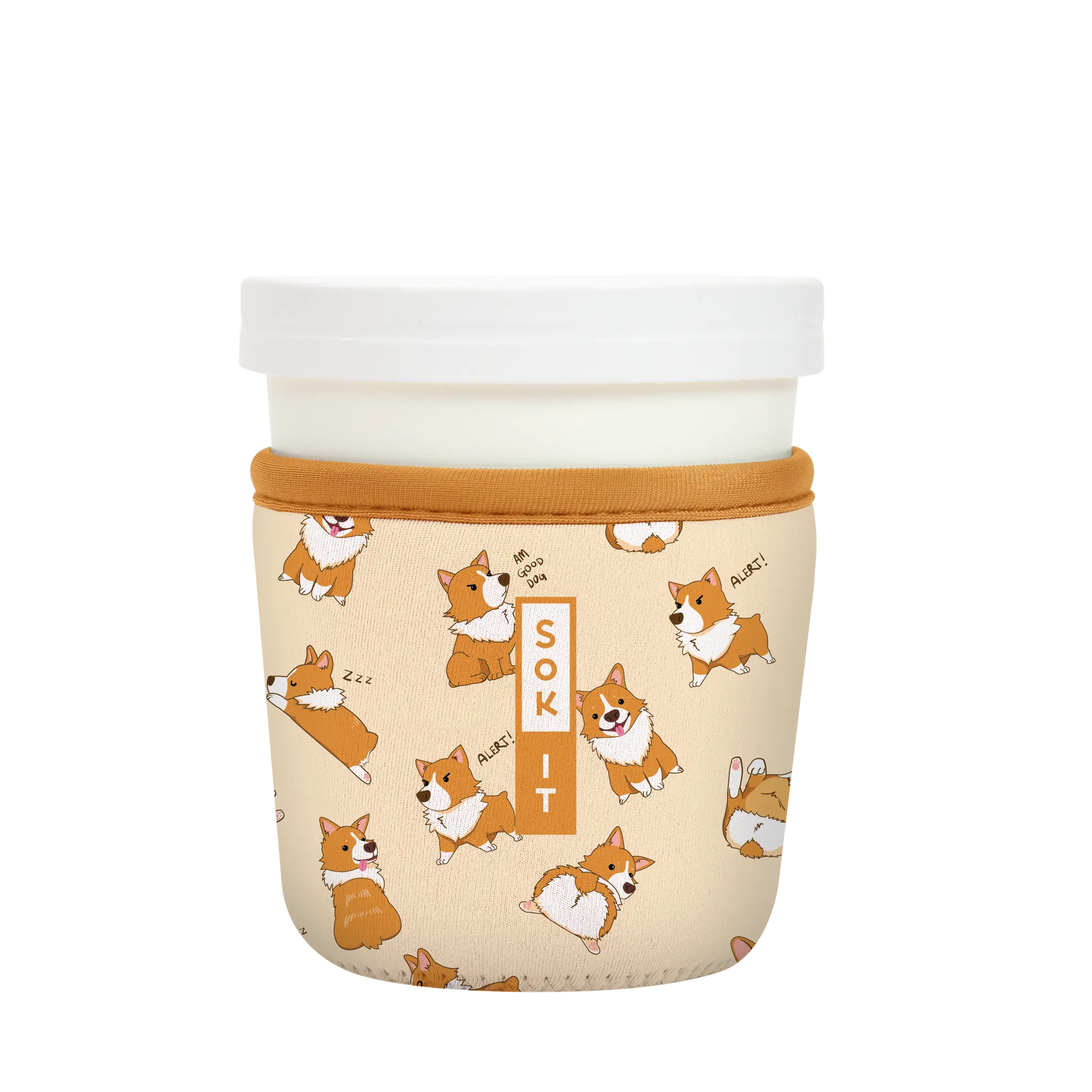 Sok-It IceCreamSok - Too Corgi to Function IceCreamSok-Evergreen