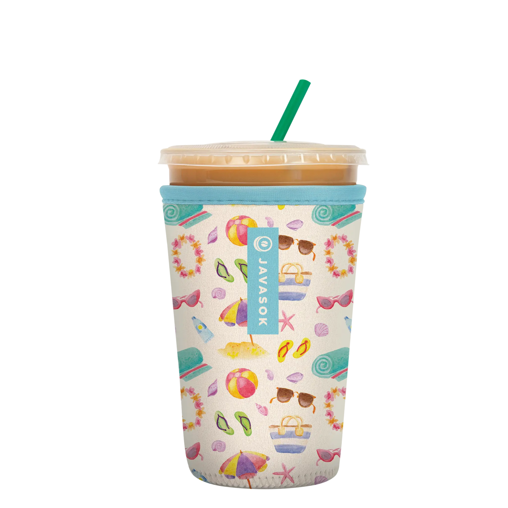 Sok-It JavaSok - Beach Life Medium-22-28oz 16.99 JavaSok-Summer Holiday
