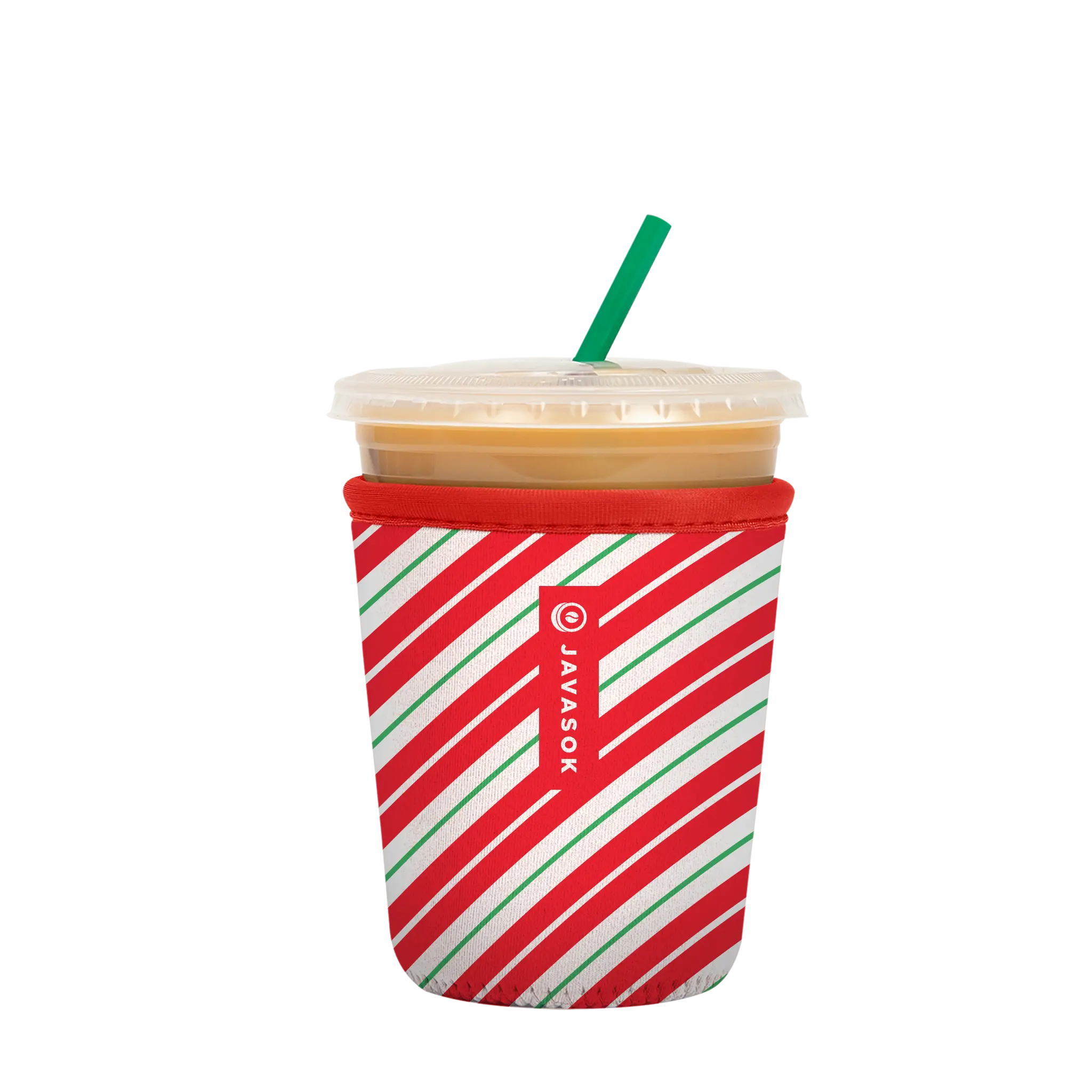 Sok-It JavaSok - Candy Cane Stripes Small-16-20oz 6.99 JavaSok-Winter Holiday