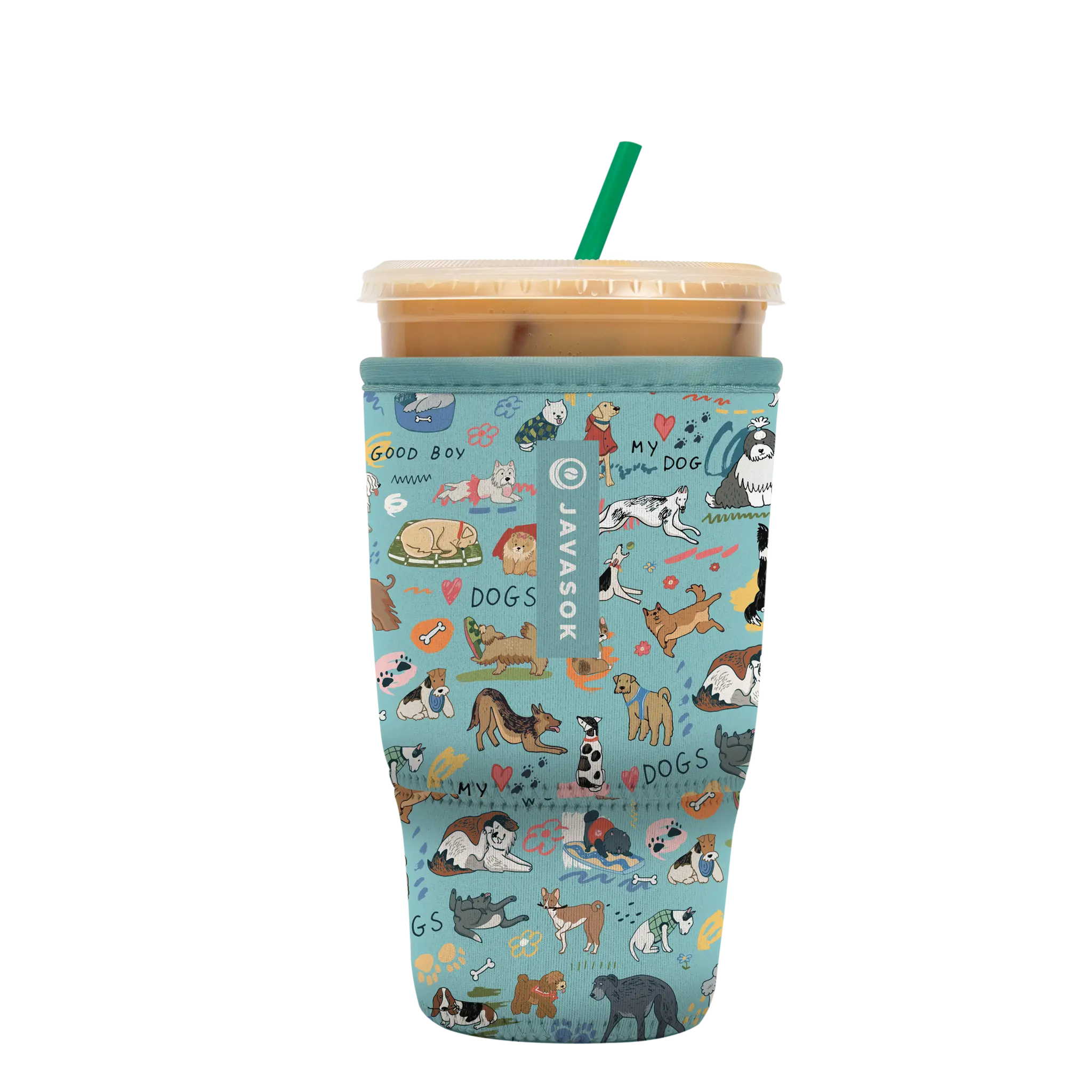 Sok-It JavaSok - Dog Days Forever Large 30-32oz 18.99 JavaSok-Evergreen