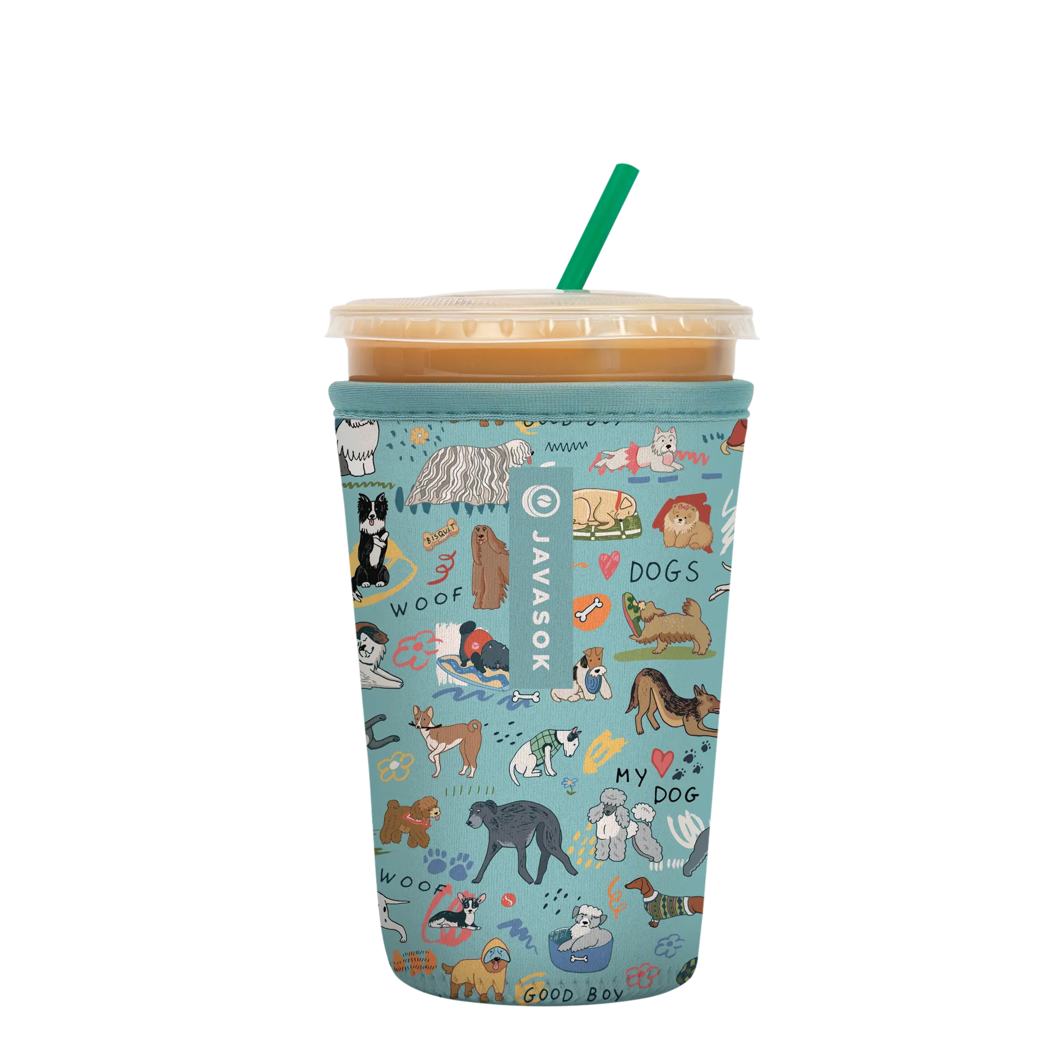 Sok-It JavaSok - Dog Days Forever Medium 22-28oz 16.99 JavaSok-Evergreen