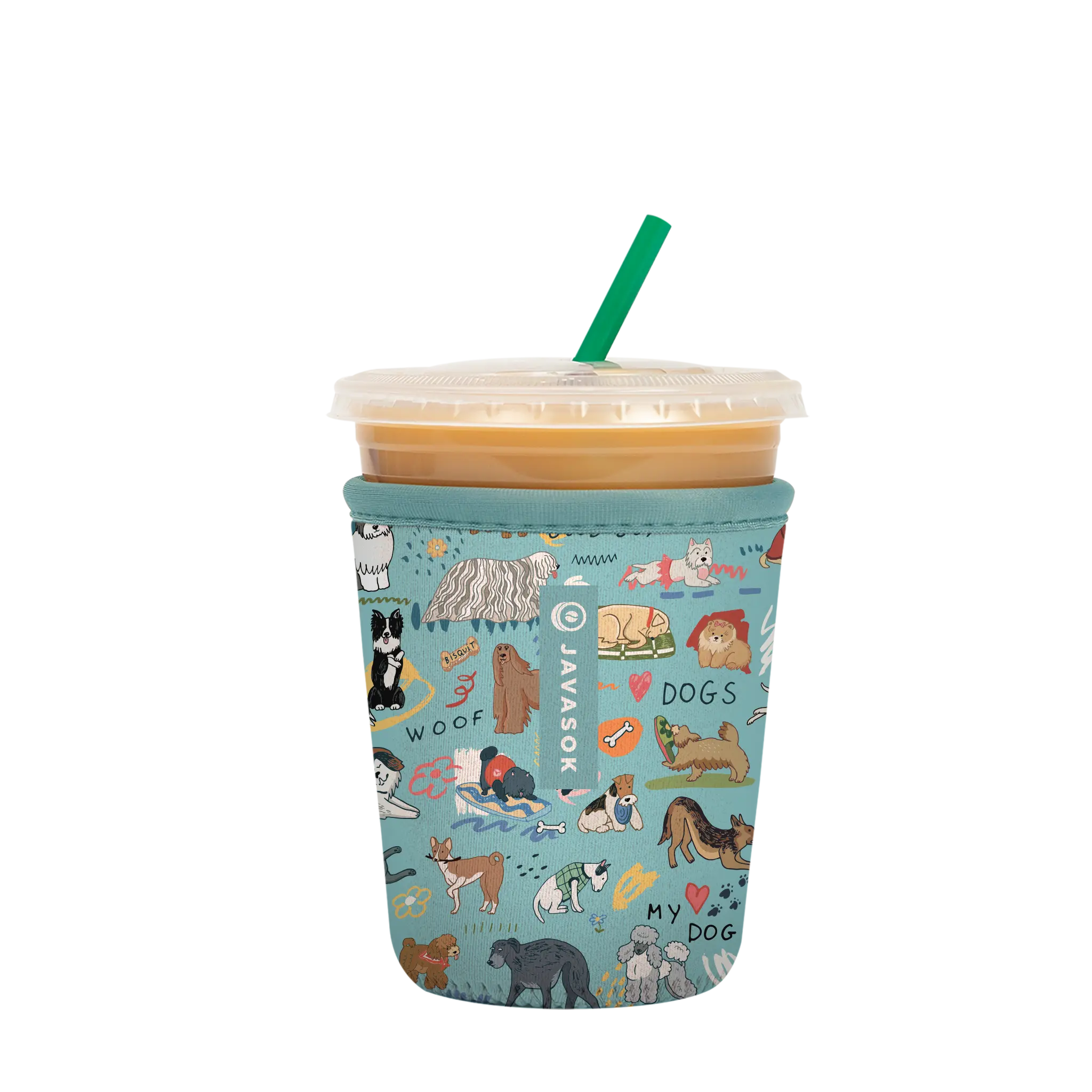 Sok-It JavaSok - Dog Days Forever Small 16-20oz 14.99 JavaSok-Evergreen