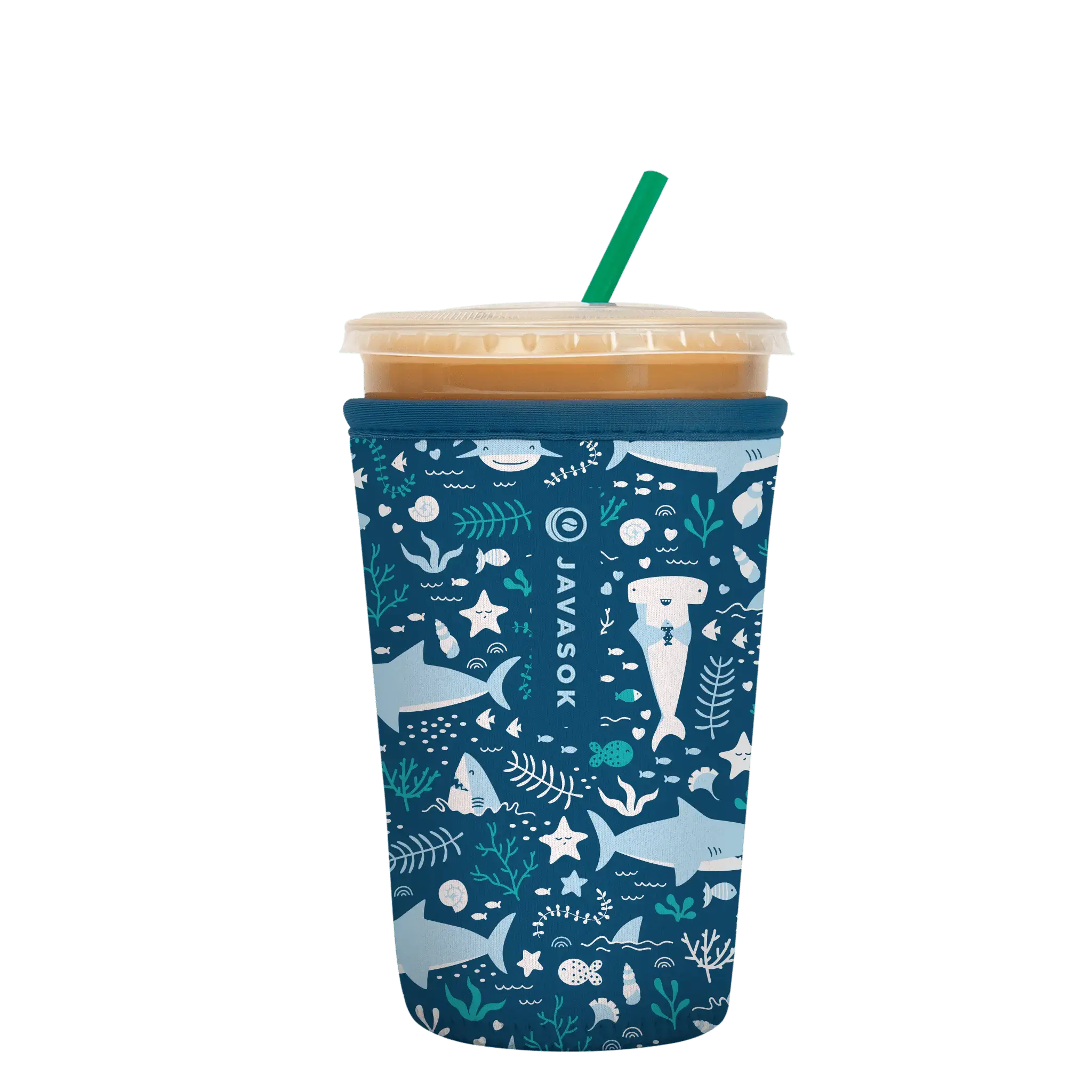 Sok-It JavaSok - Happy Sharks Medium-22-28oz 15.99 JavaSok-Sealife