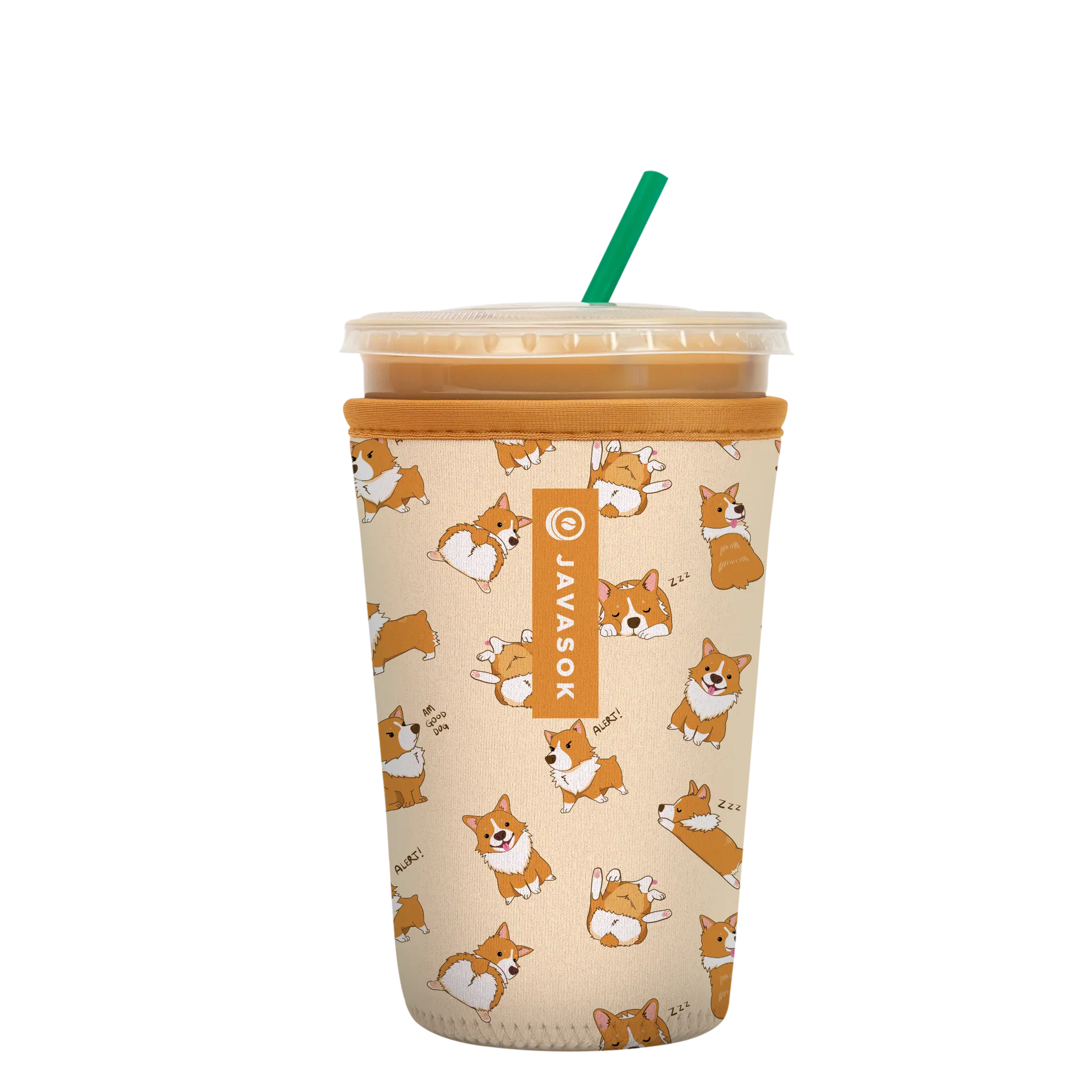 Sok-It JavaSok - Too Corgi to Function Medium 22-28oz 16.99 JavaSok-Evergreen