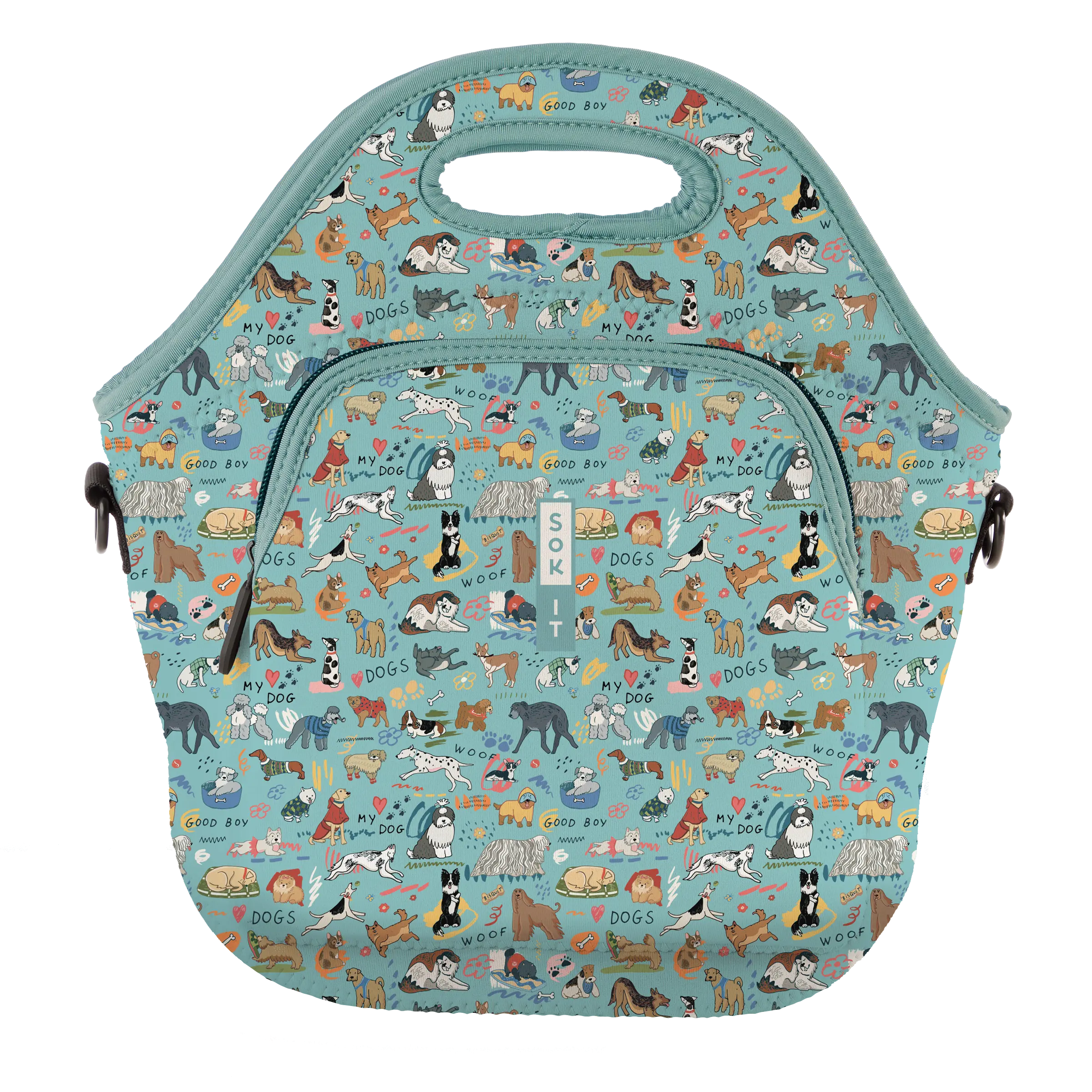Sok-It LunchTote XL - Dog Days Forever LunchTote-Evergreen