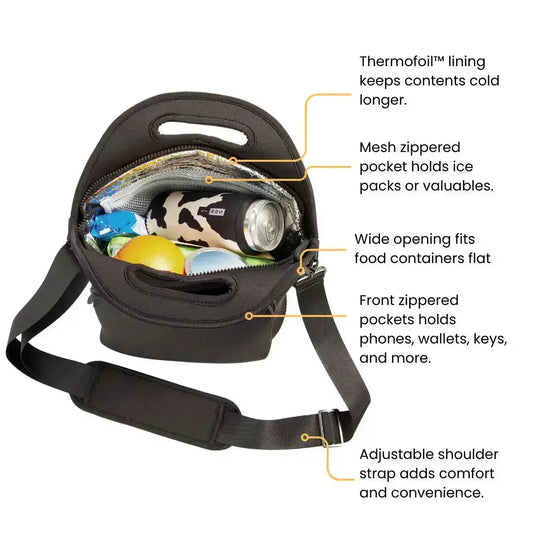 Sok-It LunchTote XL - Purr-fection LunchTote-Evergreen