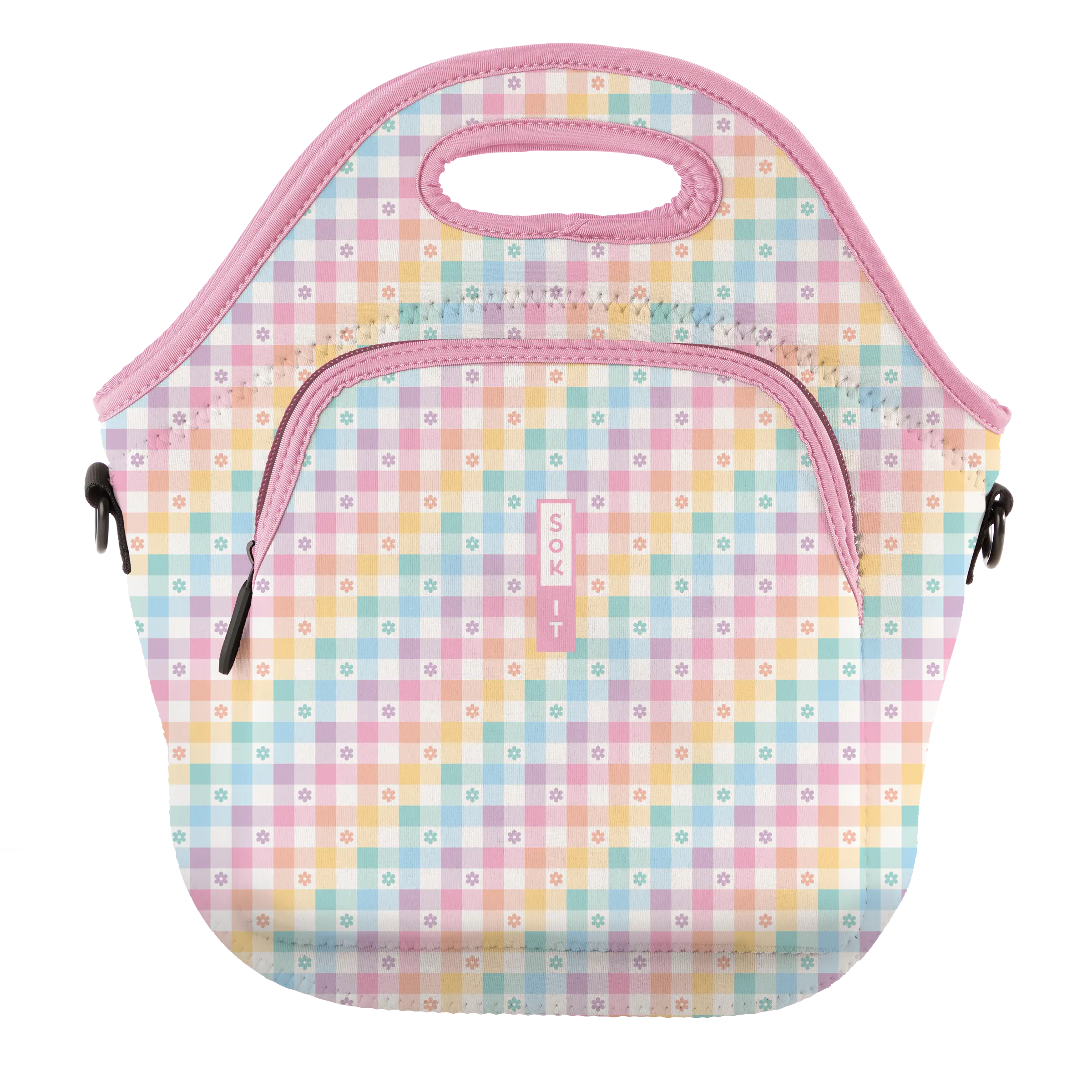 Sok-It LunchTote XL - Gingham Flowers LunchTote-Spring Holiday