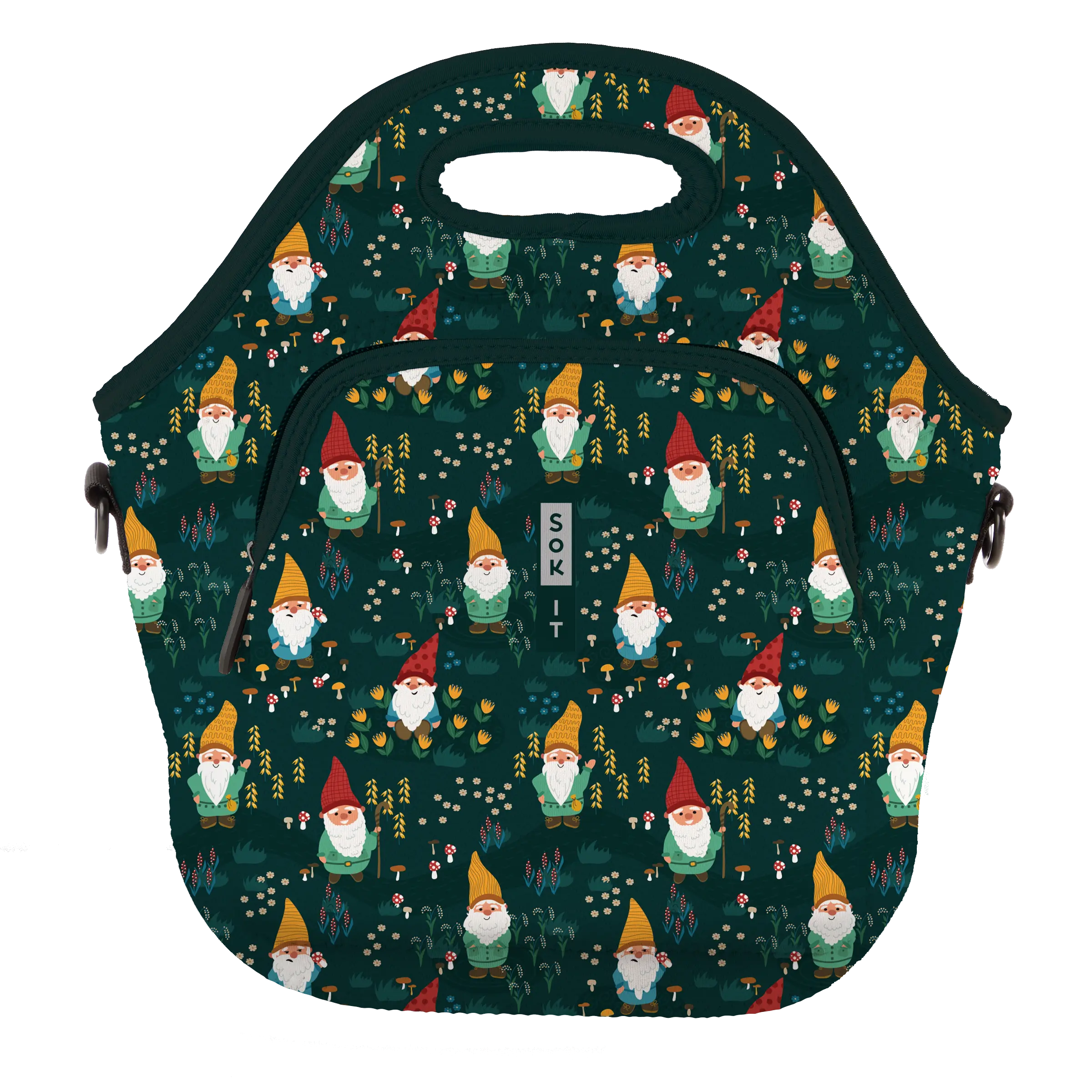 Sok-It LunchTote XL - Rollin' with my Gnomies LunchTote-Evergreen