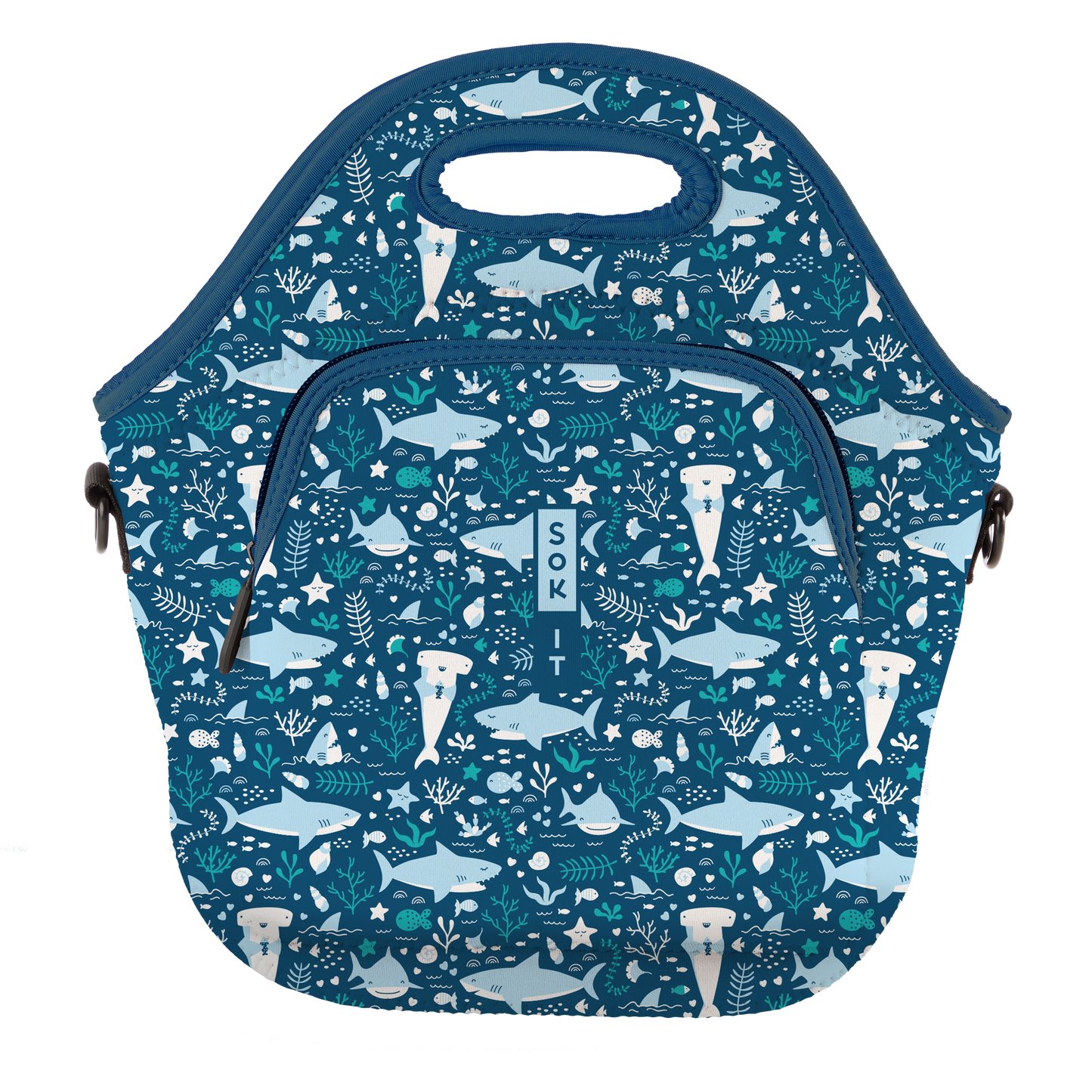 LunchTote XL - Happy Sharks