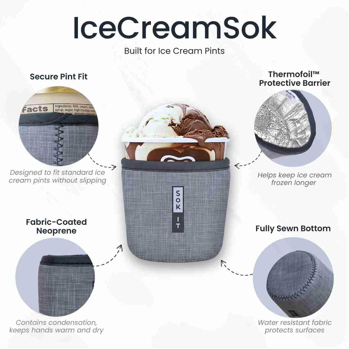 IceCreamSok - Cow Print