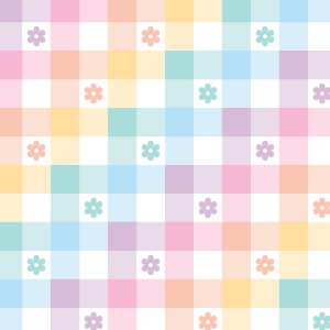 Gingham Flowers