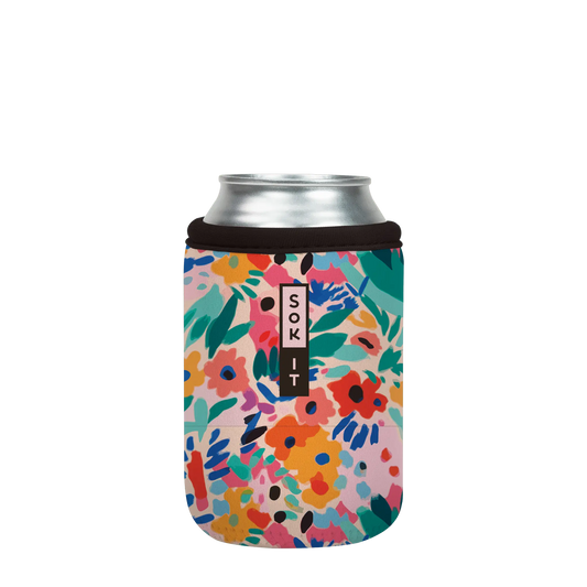 Sok-It CanSok - Abstract Floral 12oz-Can 12.99 CanSok-SS Floral