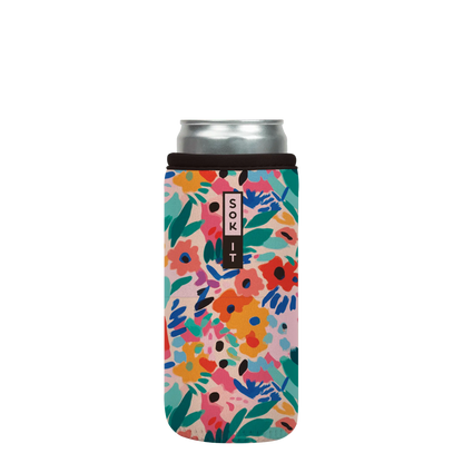 Sok-It CanSok - Abstract Floral 12oz-Slim-Can 12.99 CanSok-SS Floral