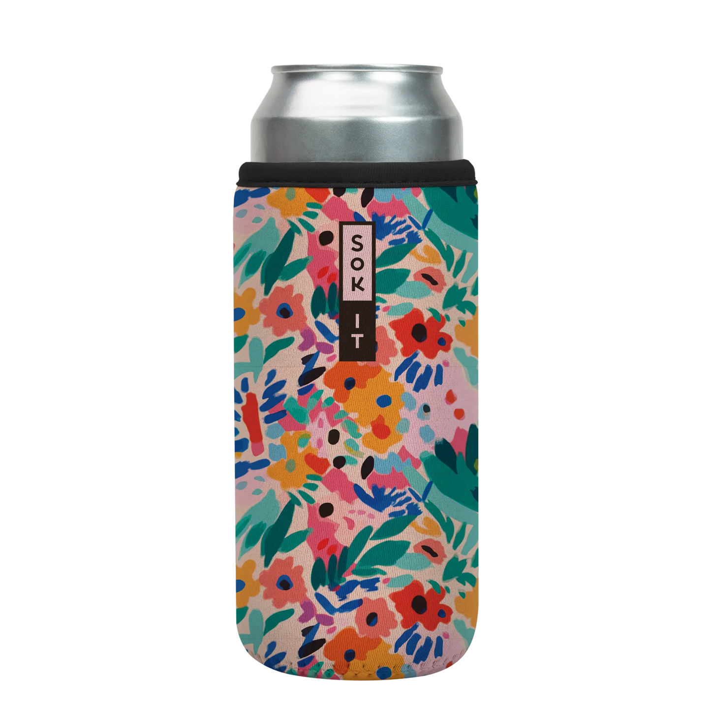 Sok-It CanSok - Abstract Floral 25oz-Can 14.99 CanSok-Evergreen