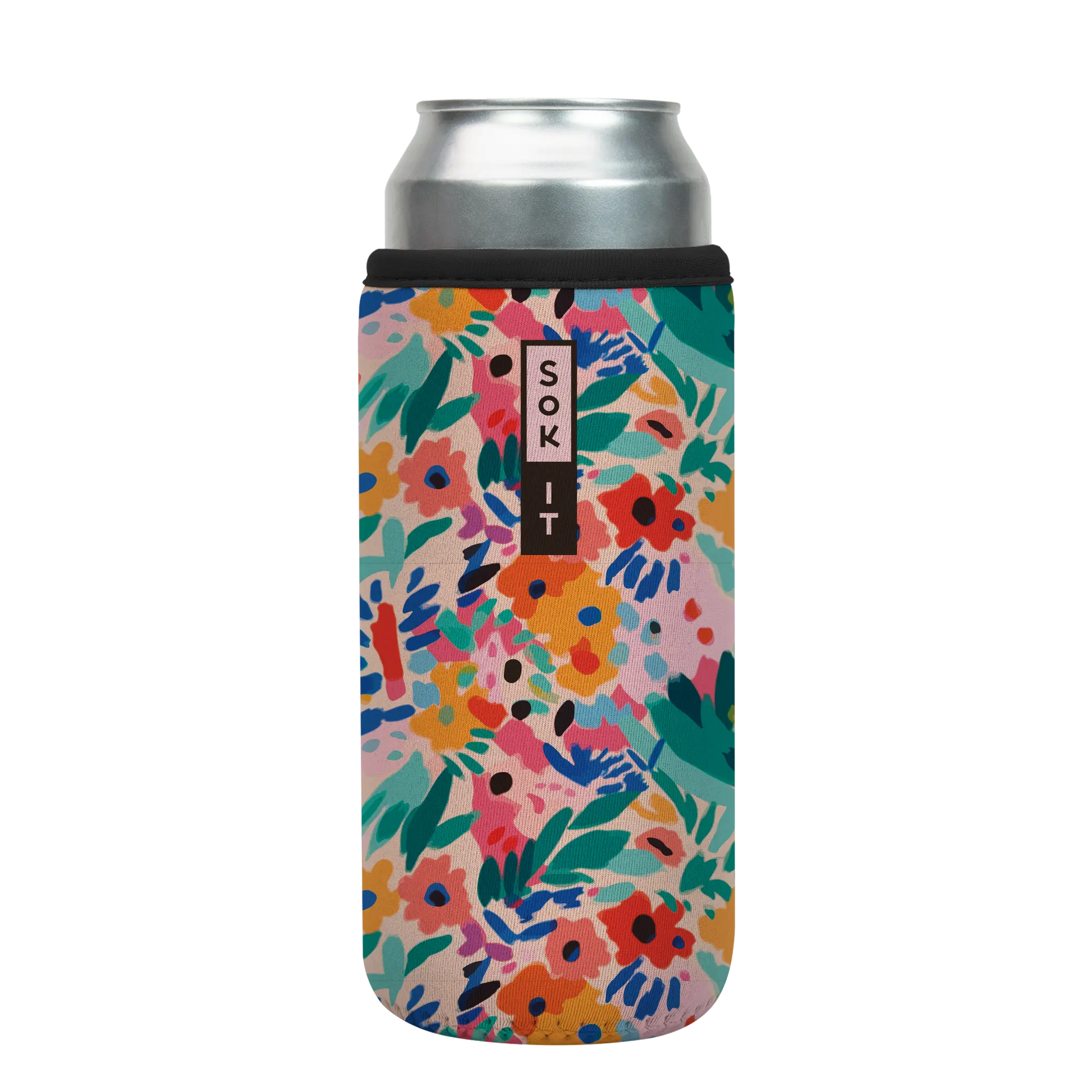 Sok-It CanSok - Abstract Floral 25oz-Can 14.99 CanSok-Evergreen