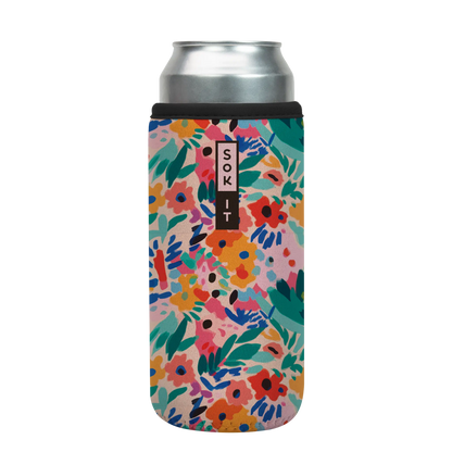 Sok-It CanSok - Abstract Floral 25oz-Can 14.99 CanSok-Evergreen