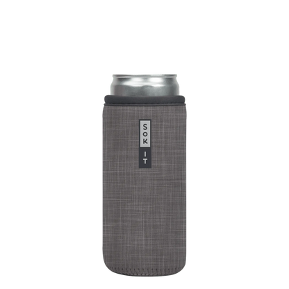 Sok-It CanSok - Anthracite 12oz-Slim 12.99 CanSok-Classic Solid
