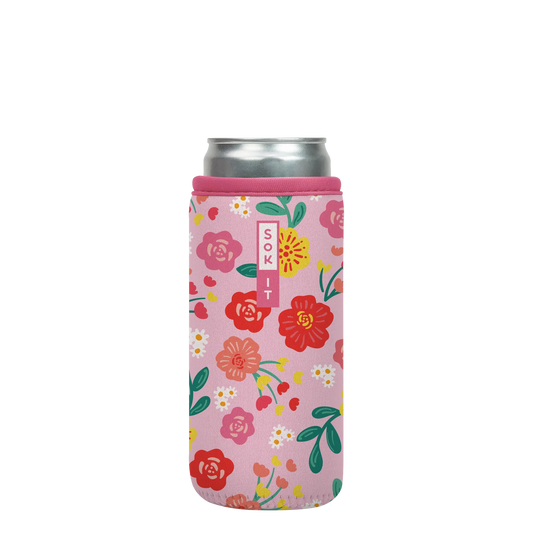 Sok-It CanSok - Bloom Your Way 12oz-Slim-Can 13.99 CanSok-Evergreen