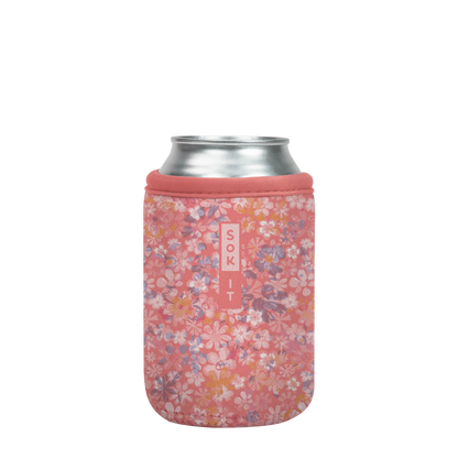 Sok-It CanSok - Blushing Blooms 12oz-Can 12.99 CanSok-SS Floral