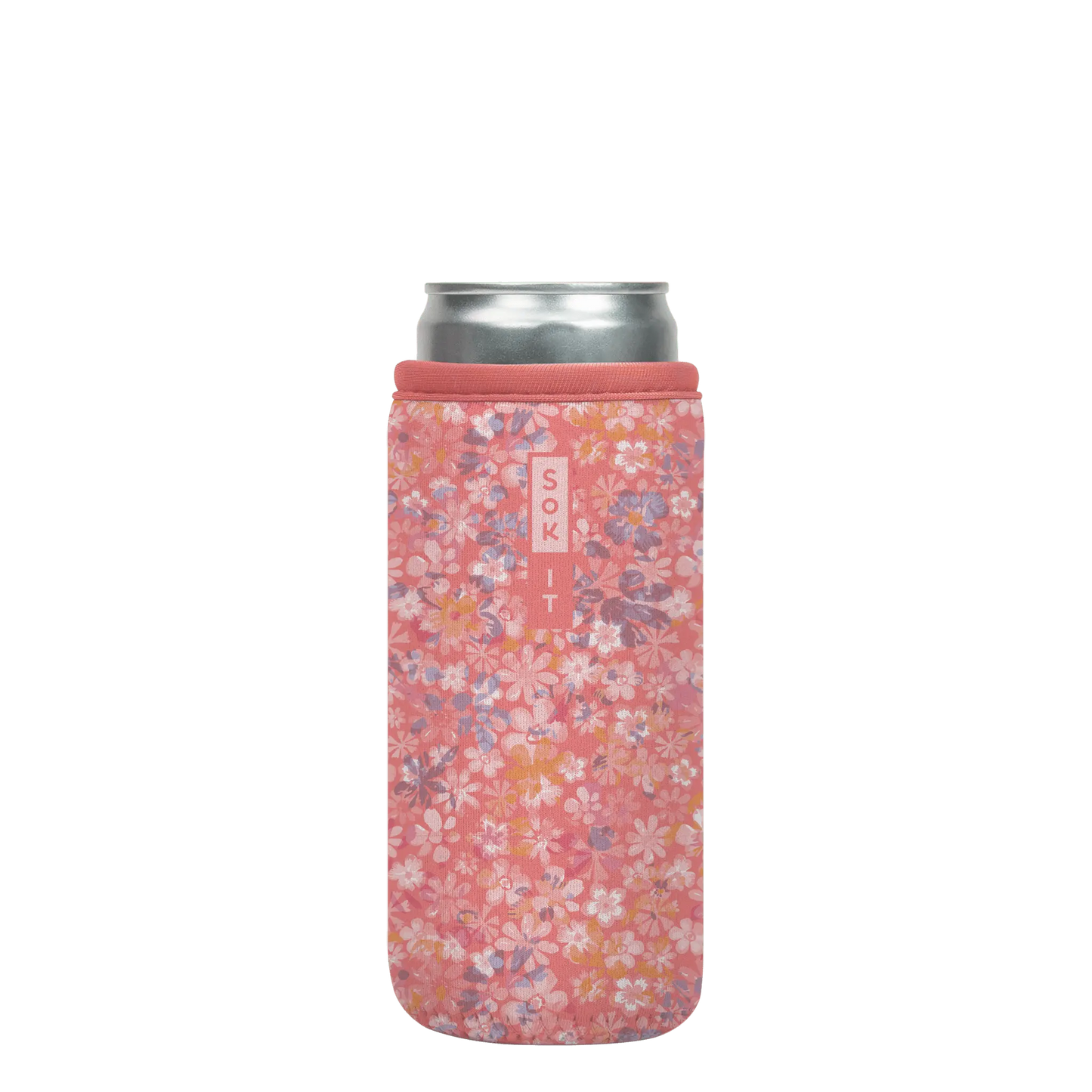 Sok-It CanSok - Blushing Blooms 12oz-Slim-Can 12.99 CanSok-SS Floral