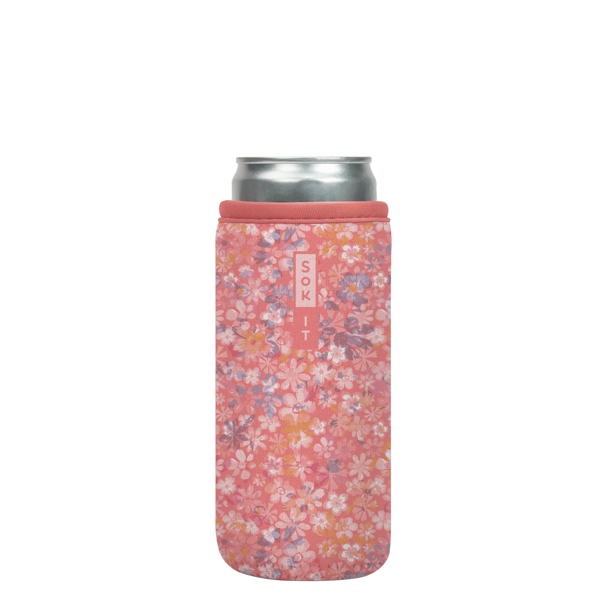 Sok-It CanSok - Blushing Blooms 12oz-Slim-Can 12.99 CanSok-SS Floral