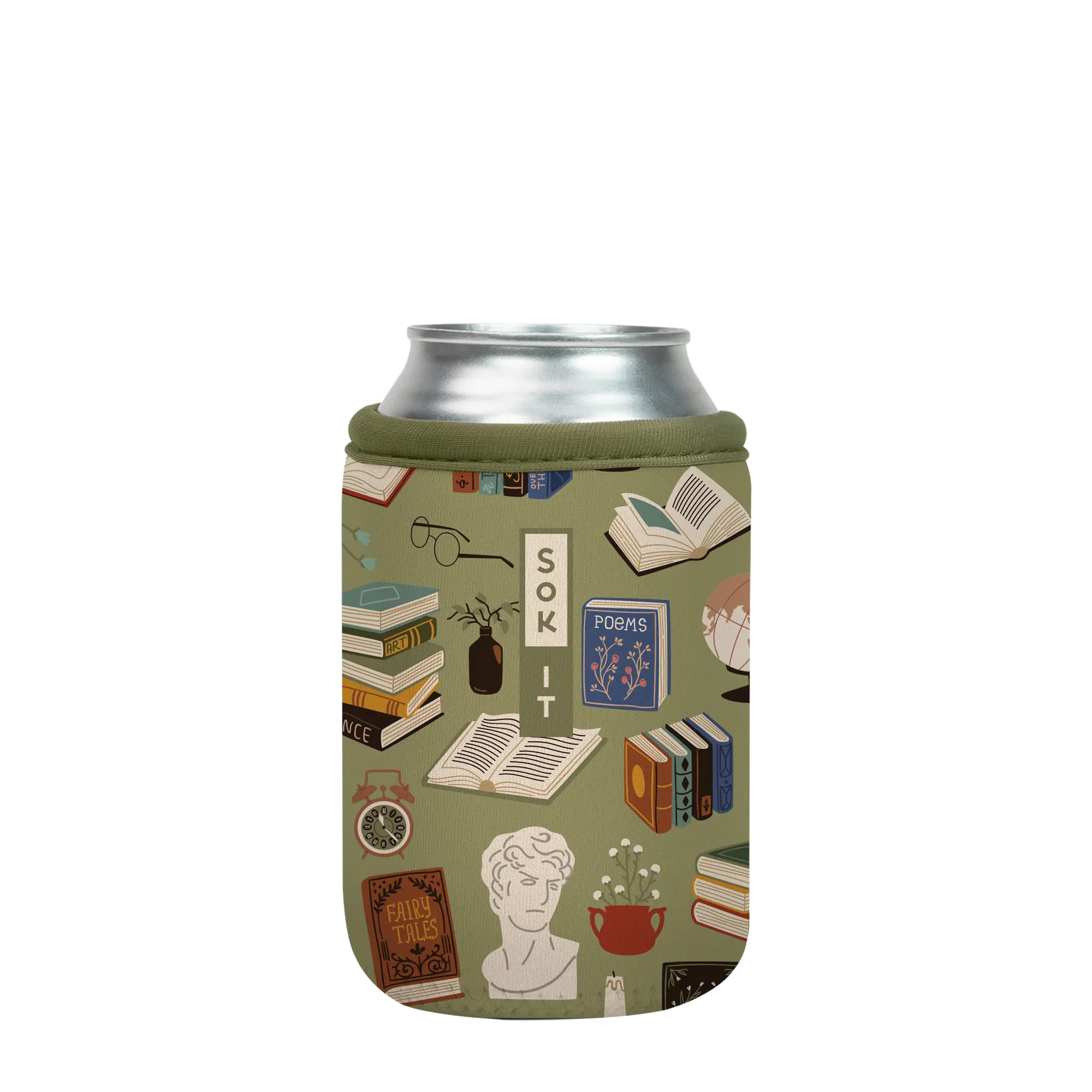 Sok-It CanSok - Book Club 12oz Can 13.99 CanSok-Evergreen
