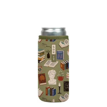 Sok-It CanSok - Book Club 12oz Slim Can 13.99 CanSok-Evergreen