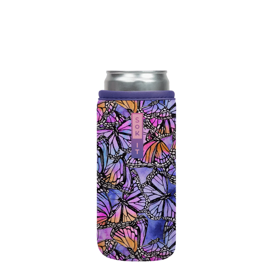 Sok-It CanSok - Butterfly Galaxy 12oz-Slim-Can 12.99 CanSok-Animals