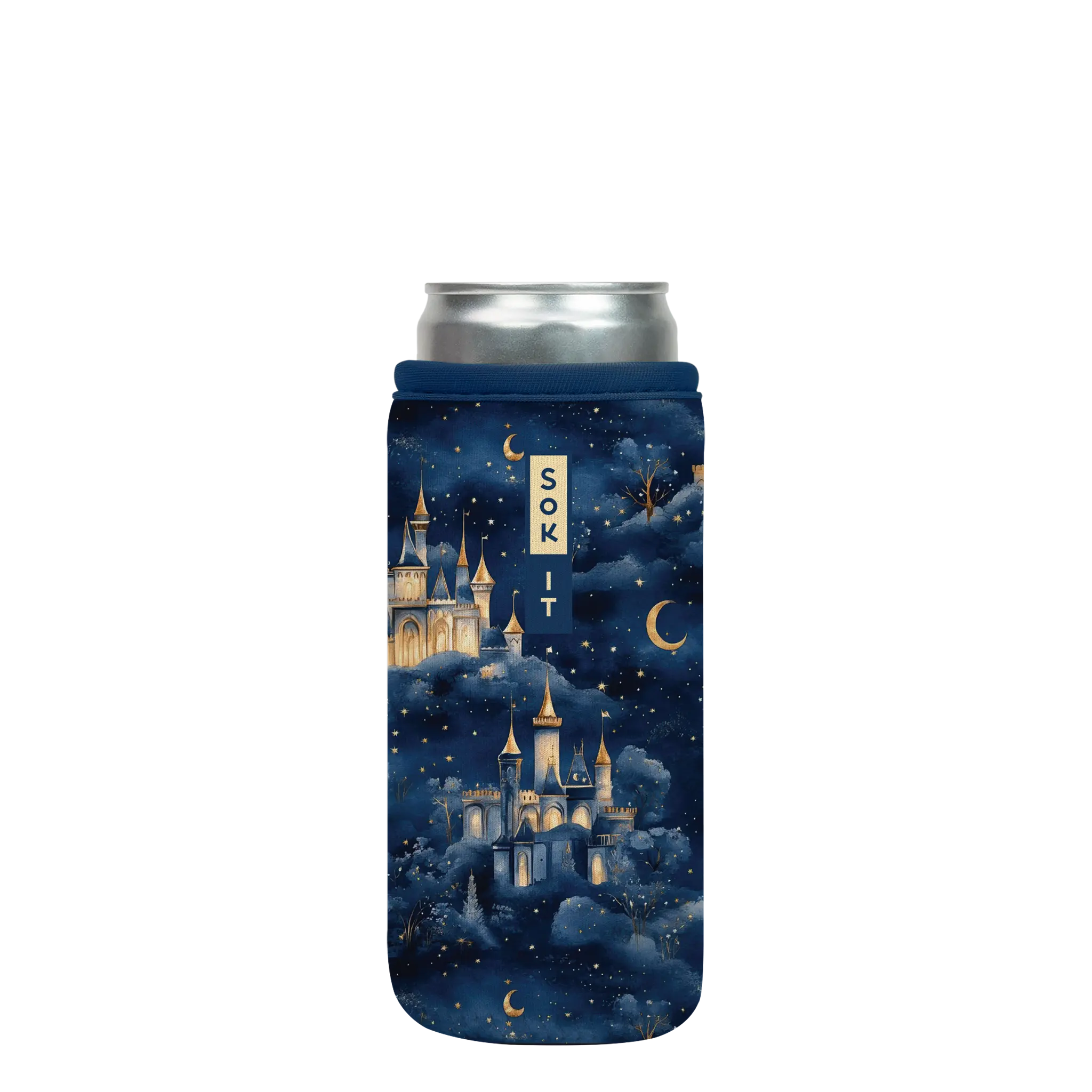 Sok-It CanSok - Castle in the Sky 12oz Slim Can 13.99 CanSok-Halloween Holiday