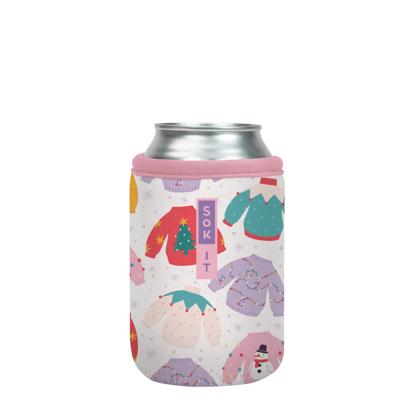 Sok-It CanSok - Cozy Knits 12oz-Can 6.49 CanSok-Winter Holiday
