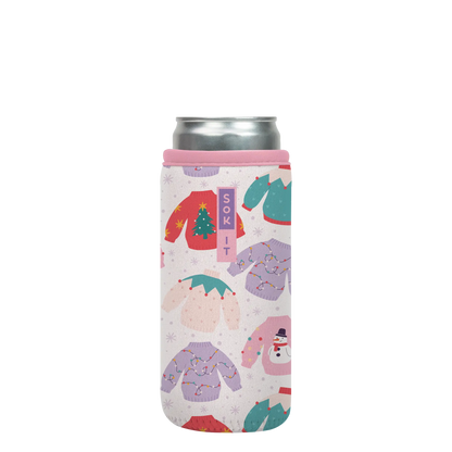 Sok-It CanSok - Cozy Knits 12oz-Slim-Can 6.49 CanSok-Winter Holiday