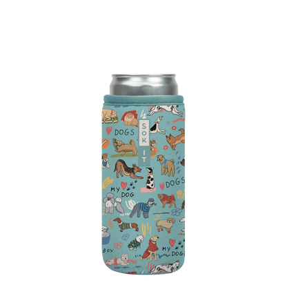 Sok-It CanSok - Dog Days Forever 12oz Slim Can 13.99 CanSok-Evergreen