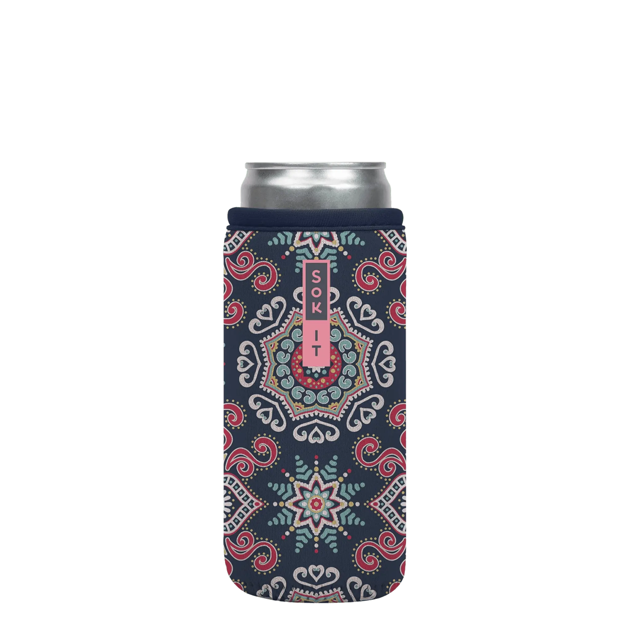 Sok-It CanSok - Floral Burst 12oz-Slim 6.49 CanSok-Bohemian