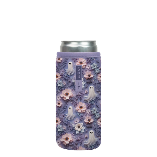 Sok-It CanSok - Ghostly Garden 12oz Slim Can 13.99 CanSok-Halloween Holiday