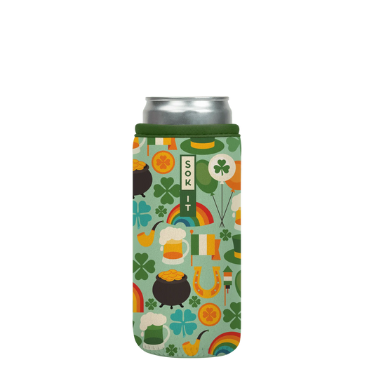 Sok-It CanSok - Irish Charm 12oz-Slim-Can 6.49 CanSok-Spring Holiday