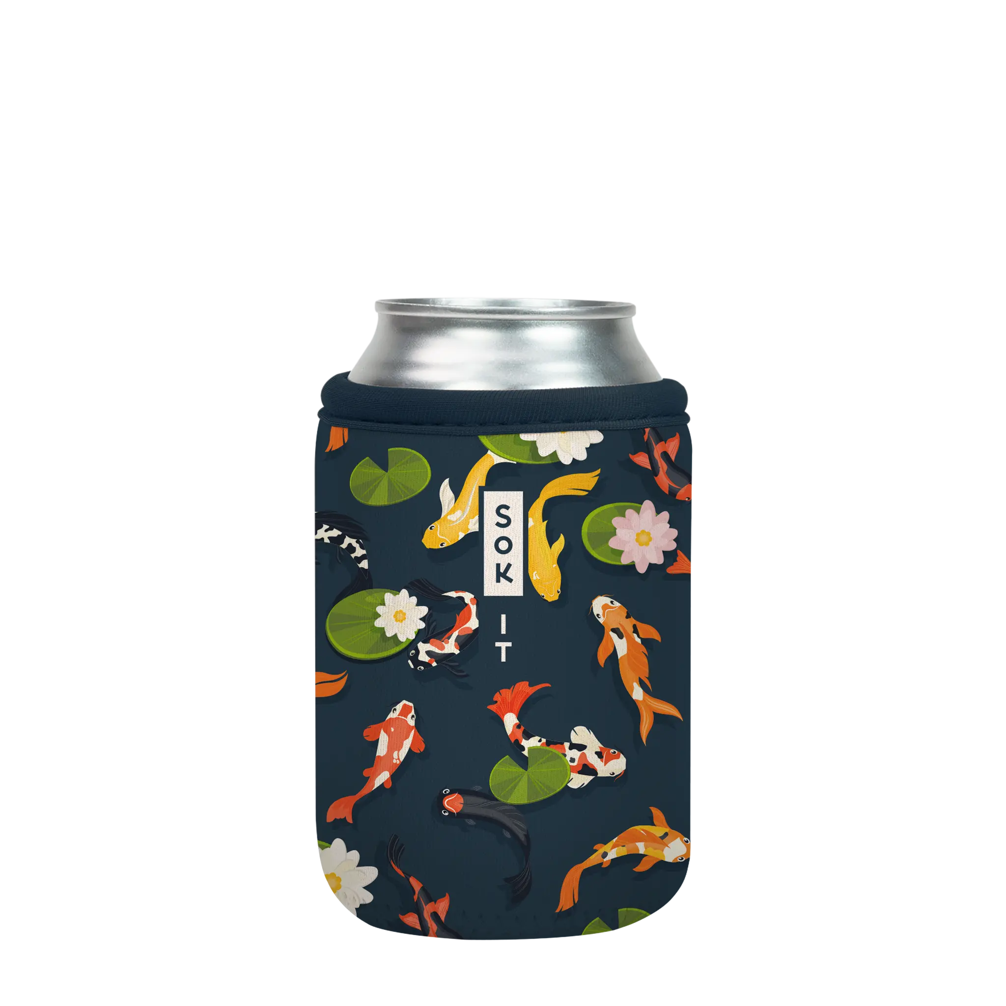 Sok-It CanSok - Koi Garden 12oz Can 13.99 CanSok-Evergreen