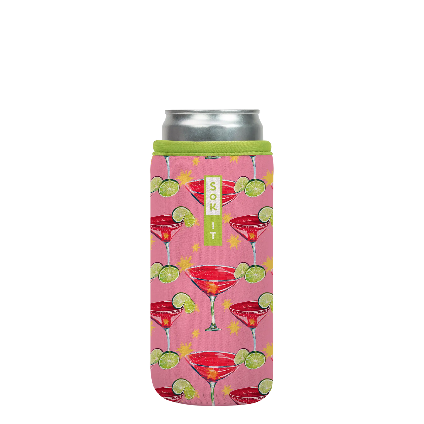 Sok-It CanSok - Lime After Lime 12oz Slim Can 13.99 CanSok-Evergreen
