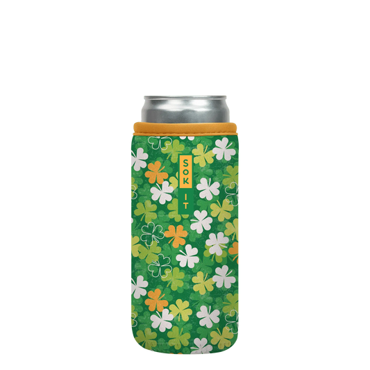 Sok-It CanSok - Luck of the Shamrock 12oz-Slim-Can 7.78 CanSok-Spring Holiday