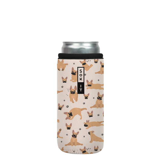 Sok-It CanSok - Pardon My Frenchie 12oz Slim Can 13.99 CanSok-Evergreen