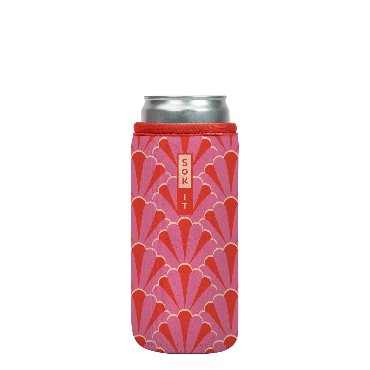 Sok-It CanSok - Pink Gatsby 12oz Slim Can 13.99 CanSok-Evergreen